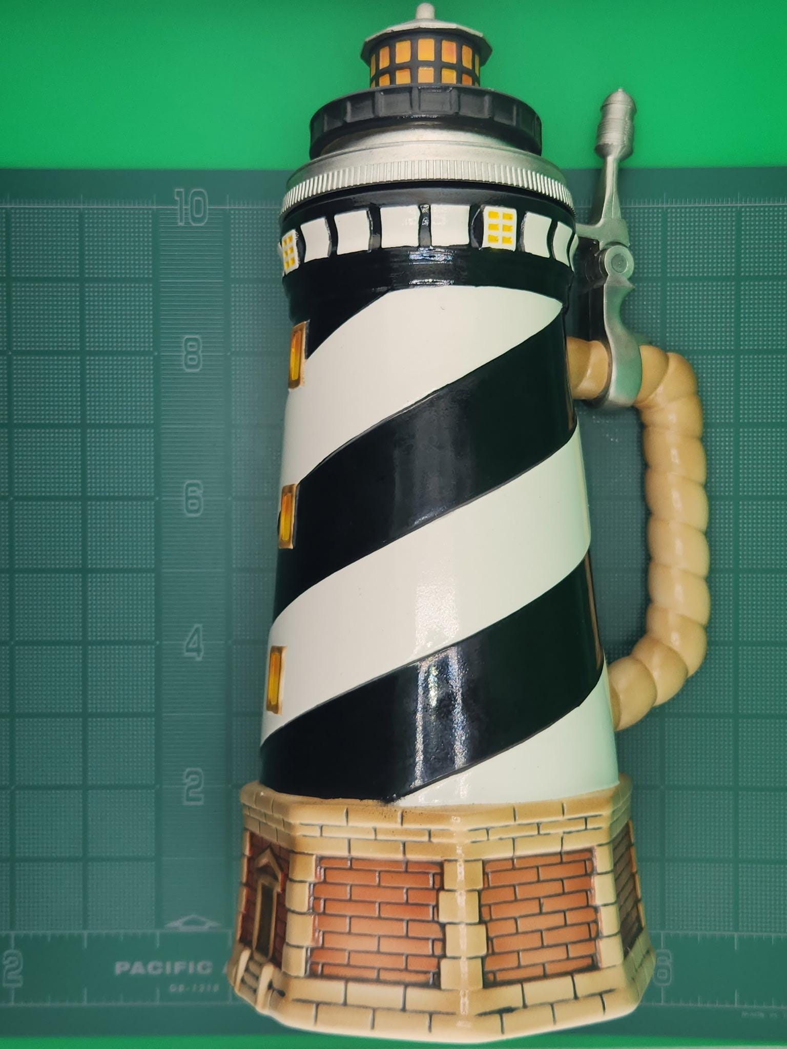 Budweiser Lighthouse Stein Cape Hatteras Anheuser Busch Collectible Beer Stein