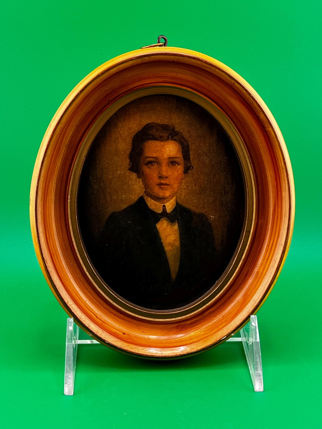 Antique C Bosseron Chambers Portrait Print Set of 4 Edward Gross Co New York Oval Framed Wall Art Virginia Belle Paul Young Squire