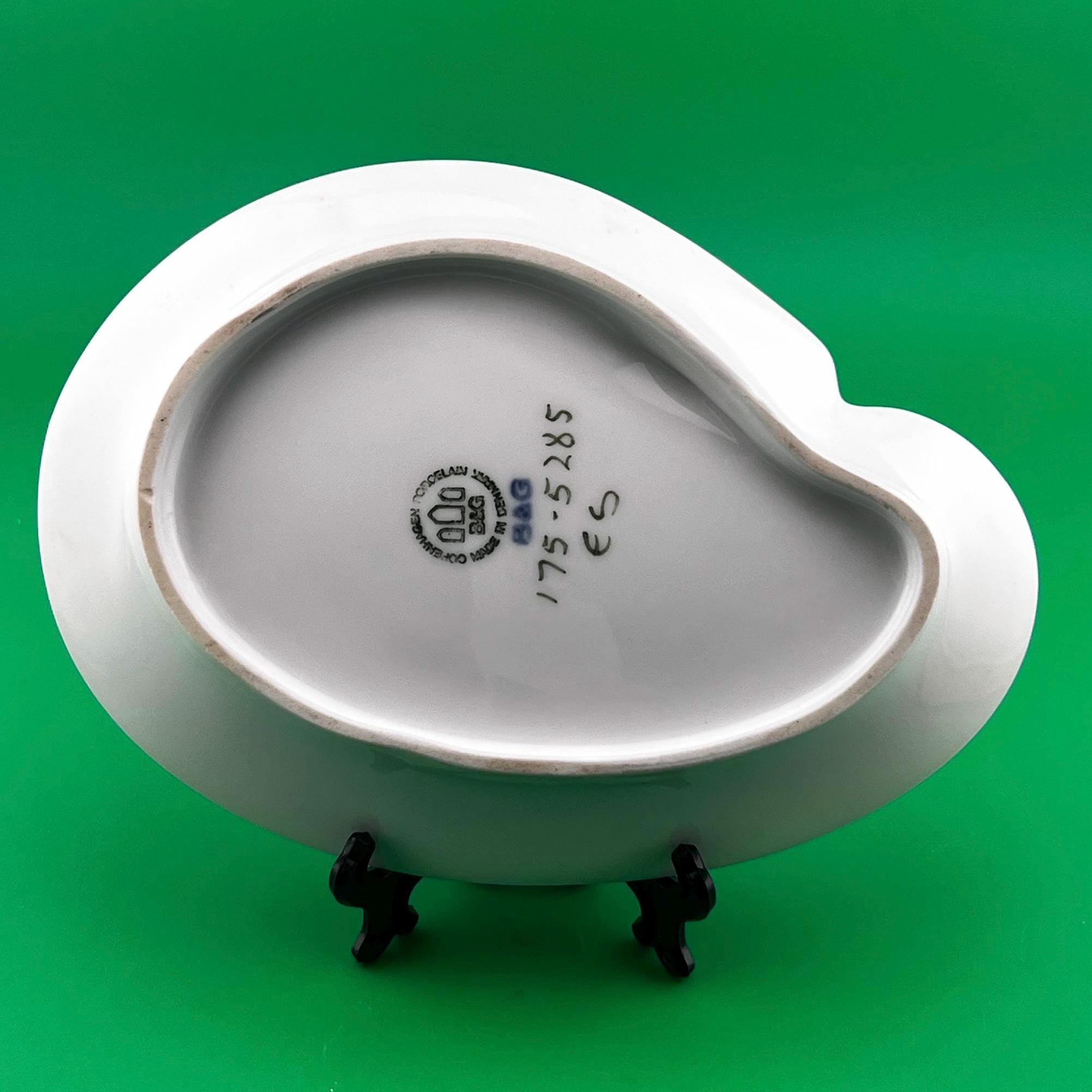 Vintage Bing & Grondahl Porcelain Dish Cherry Blossom Pattern Danish Porcelain Trinket Dish Scandinavian Modern Decor