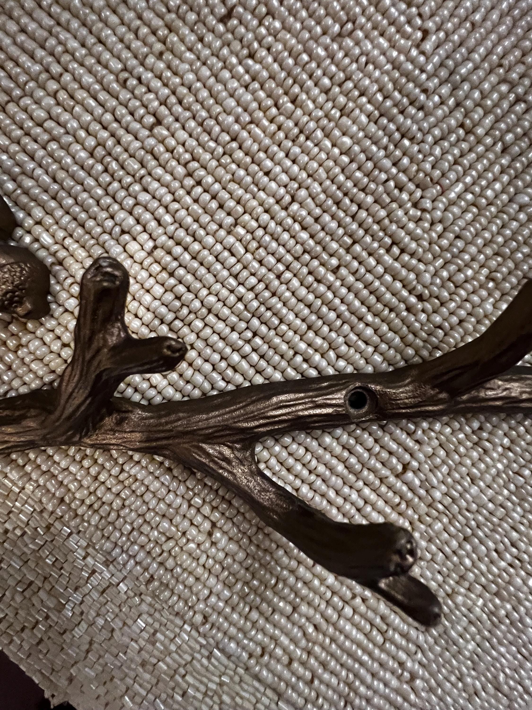 Rustic Squirrel Wall Hook Rack 13.5” Bronze Woodland Decor, Tree Branch Wall Hooks, Cabin Entryway Organizer, Lodge Home Accent